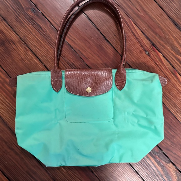 Longchamp Mini Le Pliage in hard to find Mint Green - Picture 2 of 8